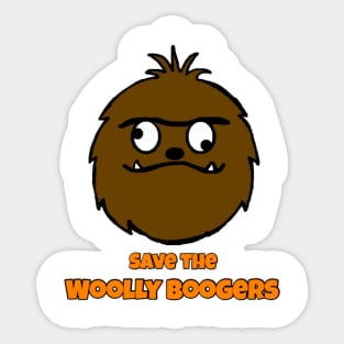 Save the Woolly Boogers Sticker